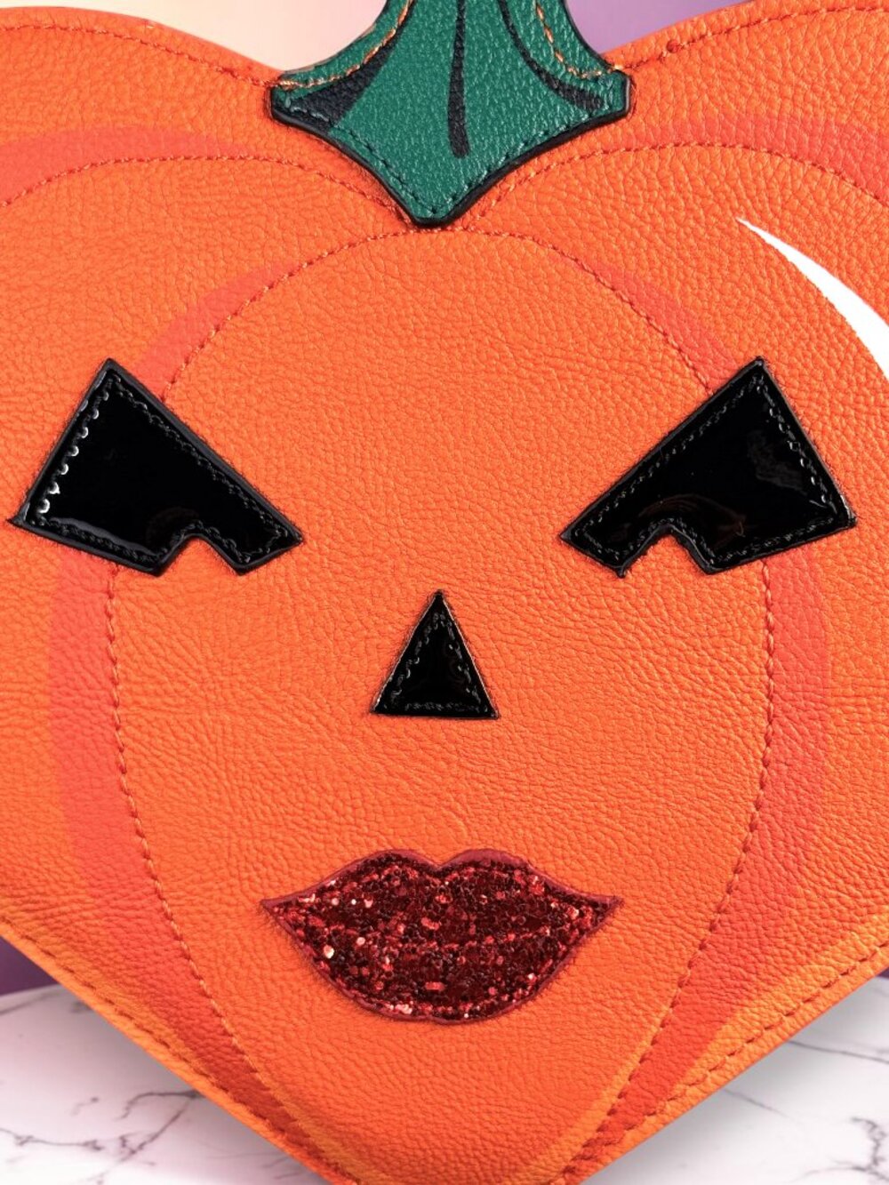 Betsey Johnson Kitsch XO Ginger Pumpkin Crossbody Bag - New With Tags - Picture 3 of 10
